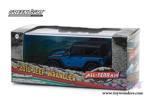 Greenlight - All Terrain Jeep® Wrangler Concept "The General" Mopar (2010, 1/43 scale diecast model car, Blue) 86092