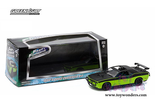 Greenlight Fast & Furious - Letty's Dodge Challenger R/T Hard Top (1/43 scale diecast model car, Green) 86230