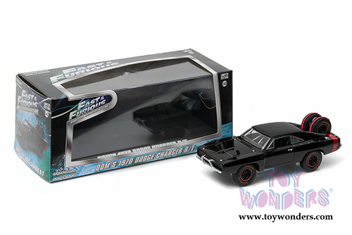 Greenlight Fast & Furious - Dom's Dodge Charger R/T Off Road (1970, 1/43 scale diecast model car, Black) 86232