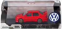 Show product details for Greenlight - Volkswagen® Jetta A3 Hard Top (1995, 1/43 scale diecast model car, Red) 86313