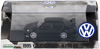 Greenlight - Volkswagen® Jetta A3 Hard Top (1995, 1/43 scale diecast model car, Black) 86314