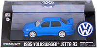 Show product details for Greenlight - Volkswagen® Jetta A3 Hard Top (1995, 1/43 scale diecast model car, Blue) 86323