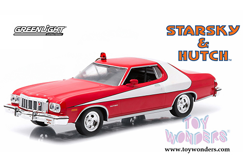 Greenlight Hollywood Starsky & Hutch - Ford Gran Torino Hard Top (1976, 1/43 scale diecast model car, Red) 86442