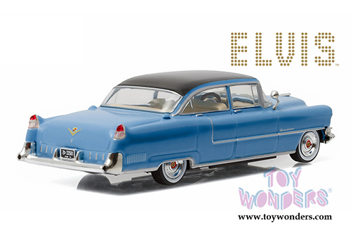 Greenlight Hollywood - Elvis Presley Cadillac Fleetwood Series 60 Hard Top (1955, 1/43 scale diecast model car, Blue) 86493