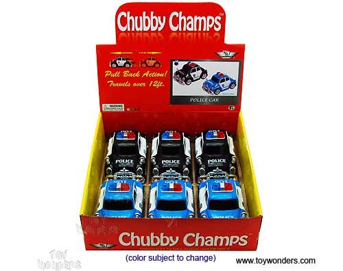 Chubby Champs - Police Car (5", Asstd.) 88001A