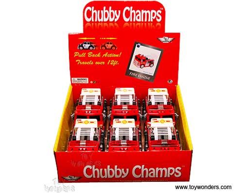 Chubby Champs - Fire Engine (4.75", Red) 88002