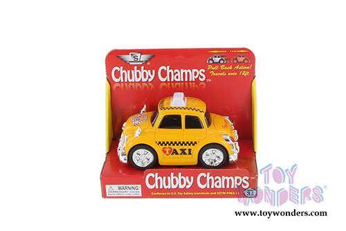 Chubby Champs - Fire Engine, Police and Taxi assortment (4.75", Asstd.) 88088