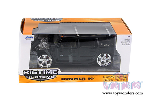 Jada Toys Big Time Kustoms - Hummer H2 SUV (1/24 scale diecast model car, Asstd.) 90403