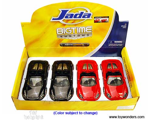 Jada Toys Bigtime Kustoms - Porsche Carrera GT Convertible (1/24 scale diecast model car, Asstd.) 91994UD
