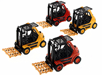 Show product details for Welly - Action Fork Lift Truck (5.5" diecast model, Asstd.) 92010/6D