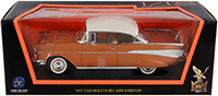 Show product details for Lucky Road Signature - Chevrolet Bel Air Hard Top (1957, 1/18 scale diecast model car, Golden Brown) 92109BN/12
