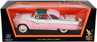Show product details for Lucky Road Signature - Ford Crown Victoria (1955, 1/18 scale diecast model car, Pink) 92138PK/12
