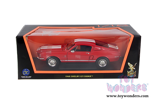 Lucky Road Signature - Ford Shelby Mustang GT-500KR Hard Top (1968, 1/18 scale diecast model car, Red) 92168R/12