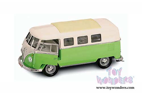Lucky Road Signature - Volkswagen Microbus (1962, 1/18 scale diecast model car, Green) 92328GN/12