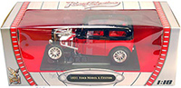 Show product details for Yatming - Ford Model A Custom (1931, 1/18 scale diecast model car, Red) 92849R/12