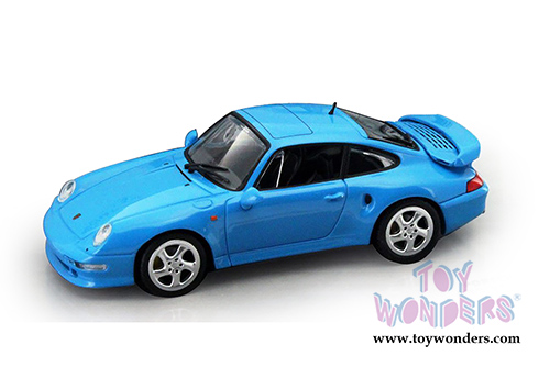 Lucky Road Signature - Porsche 911 Turbo Hard Top (1996, 1/43 scale diecast model car, Blue) 94219BU