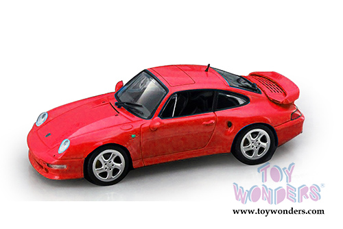 Lucky Road Signature - Porsche 911 Turbo Hard Top (1996, 1/43 scale diecast model car, Red) 94219R