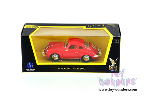 Lucky Road Signature - Porsche 356B/C Hard Top (1956, 1/43 scale diecast model car, Red) 94220R