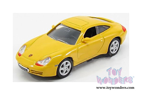 Lucky Road Signature - Porsche 911 Carrera Hard Top (1998, 1/43 scale diecast model car, Yellow) 94221YL