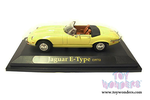 Yatming Road Signature - Jaguar E-Type Convertible (1971, 1/43 scale diecast model car, Green) 94244YL