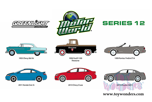 Greenlight - Motor World Series 12 (1/64 scale diecast model car, Asstd.) 96120