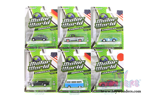 Greenlight - Motor World Series 15 (1/64 scale diecast model car, Asstd.) 96150/48