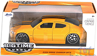 Show product details for Jada Toys Bigtime Muscle - Dodge Charger SRT8 Hard Top (2006, 1/24 scale diecast model car, Asstd.) 96807YV