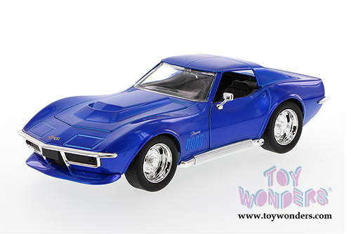 Jada Toys Bigtime Muscle - Chevy Corvette Stingray ZL-1 Hard Top (1969, 1/24 scale diecast model car, Asstd.) 96887KU