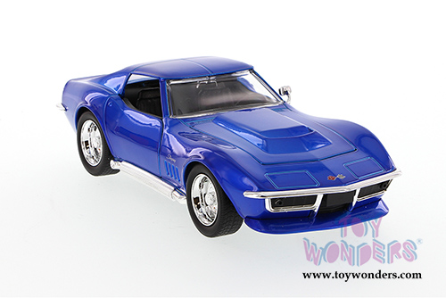 Jada Toys Bigtime Muscle - Chevy Corvette Stingray ZL-1 Hard Top (1969, 1/24 scale diecast model car, Asstd.) 96887KU