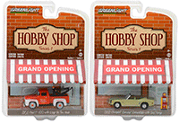 Show product details for Greenlight - The Hobbie Shop Series 1 (1/64 scale diecast model car, Asstd.) 97010/48