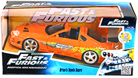 Show product details for Jada Toys Fast & Furious - Brian's Toyota Supra Open Top (1/24 scale diecast model car, Orange) 97168