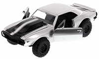 Show product details for Jada Toys Fast & Furious - Roman's Chevy Camaro off road Hard Top (1/24 scale diecast model car, Silver) 97169