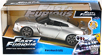 Jada Toys Fast & Furious - Brian's Nissan GT-R Hard Top (1/24 scale diecast model car, Candy Silver) 97212