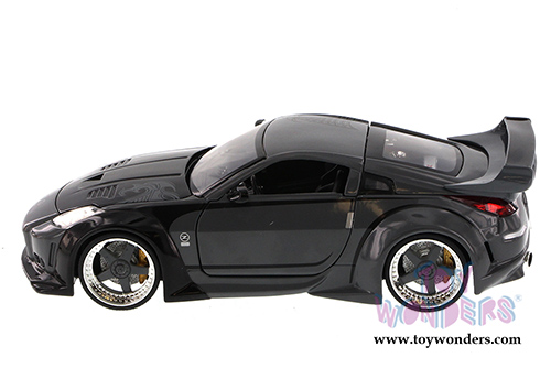 Jada Toys Fast & Furious - D.K.'s Nissan 350Z Hard Top (1/24 scale diecast model car, Gray) 97219