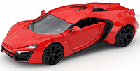 Show product details for Jada Toys Fast & Furious - Lykan HyperSport Hard Top (1/24 scale diecast model car, Red) 97373