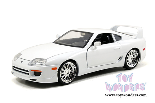Jada Toys Fast & Furious - Brian's Toyota Supra Hard Top (1995, 1/24 scale diecast model car, White) 97375