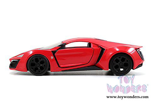 Jada Toys Fast & Furious - Lykan HyperSport Hard Top (1/32 scale diecast model car, Red) 97386