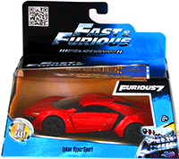 Show product details for Jada Toys Fast & Furious - Lykan HyperSport Hard Top (1/32 scale diecast model car, Red) 97386