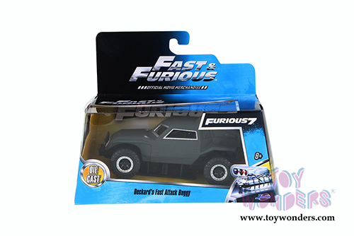 Jada Toys Fast & Furious - Deckard's Fast Attack Buggy  (1/32 scale diecast model car, Gray) 97387