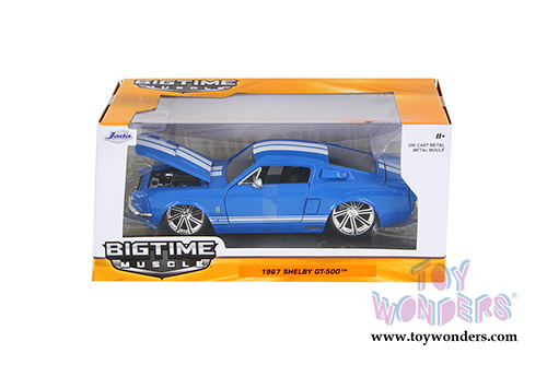 Jada Toys Bigtime Muscle - Shelby GT-500 Hard Top (1967, 1/24 scale diecast model car, Asstd.) 97401