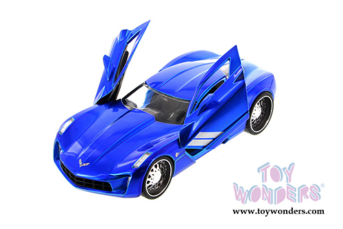 Jada Toys Bigtime Muscle - Chevy Corvette Stingray Concept Hard Top (2009, 1/24 scale diecast model car, Asstd.) 97467