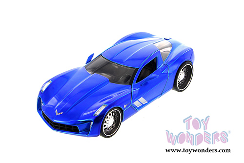 Jada Toys Bigtime Muscle - Chevy Corvette Stingray Concept Hard Top (2009, 1/24 scale diecast model car, Asstd.) 97469YU