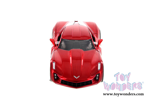 Jada Toys Bigtime Muscle - Chevy Corvette Stingray Concept Hard Top (2009, 1/24 scale diecast model car, Asstd.) 97469YU