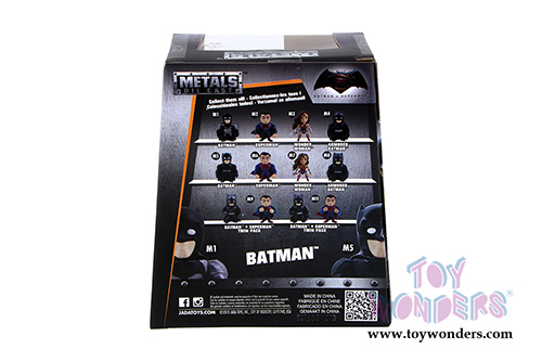 Jada Toys - Metals Die Cast | Batman v Superman - Batman Alternate Version Figure (4" diecast model toy, Silver) 97664
