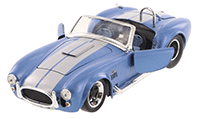 Show product details for Jada Toys Bigtime Muscle - Shelby Cobra 427 S/C Convertible (1965, 1/24 scale diecast model car, Asstd.) 97674PD