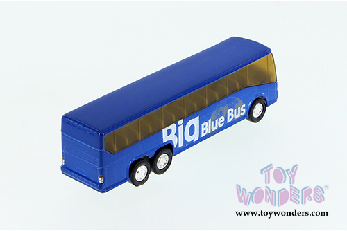 Big Coach Bus (6" diecast model car, Asstd.) 9803DBG