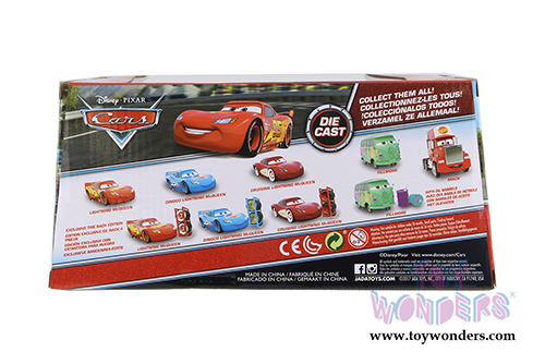 Jada Toys - Disney Pixar CARS | Cruising Lightning McQueen (1/24 diecast model toy, Red) 98101