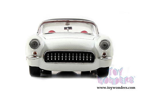 Jada Toys Bigtime Muscle - Chevy Corvette Hard Top (1957, 1/24 scale diecast model car, Asstd.) 98203DP1