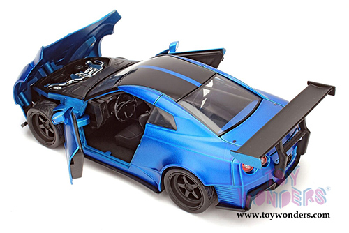 Jada Toys Fast & Furious - Brian's Nissan Ben Sopra GT-R Hard Top (1/24 scale diecast model car, Candy Blue) 98247DP1