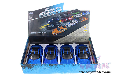 Jada Toys Fast & Furious - Brian's Nissan Ben Sopra GT-R Hard Top (1/24 scale diecast model car, Candy Blue) 98247DP1